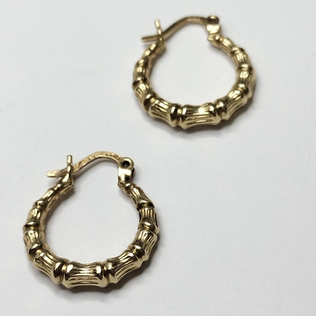 ARRACADAS PAR ORO 14 K 1.2 GRMS (SEMINUEVO)