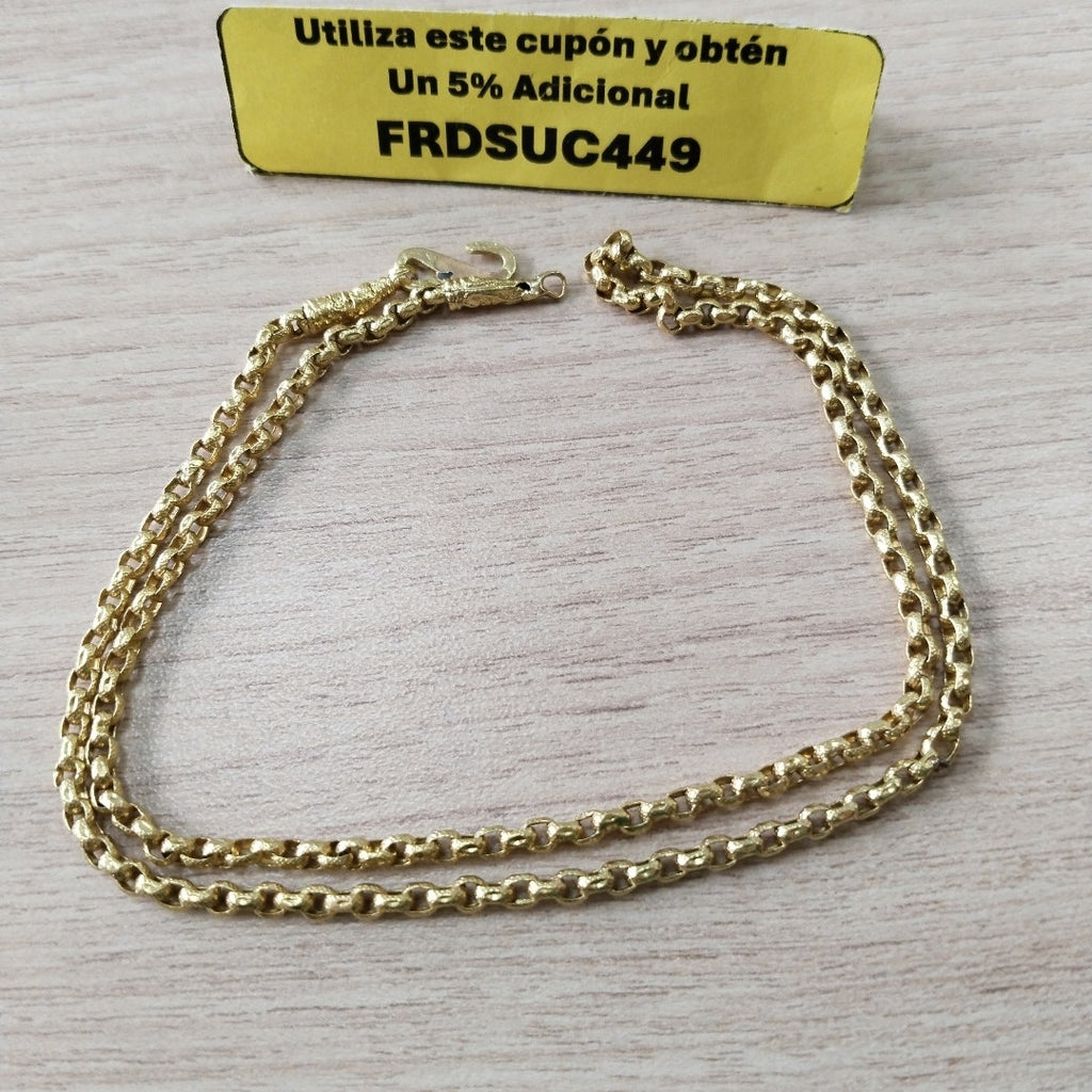 CADENA ORO 24K 15.4 GRMS (SEMINUEVO)