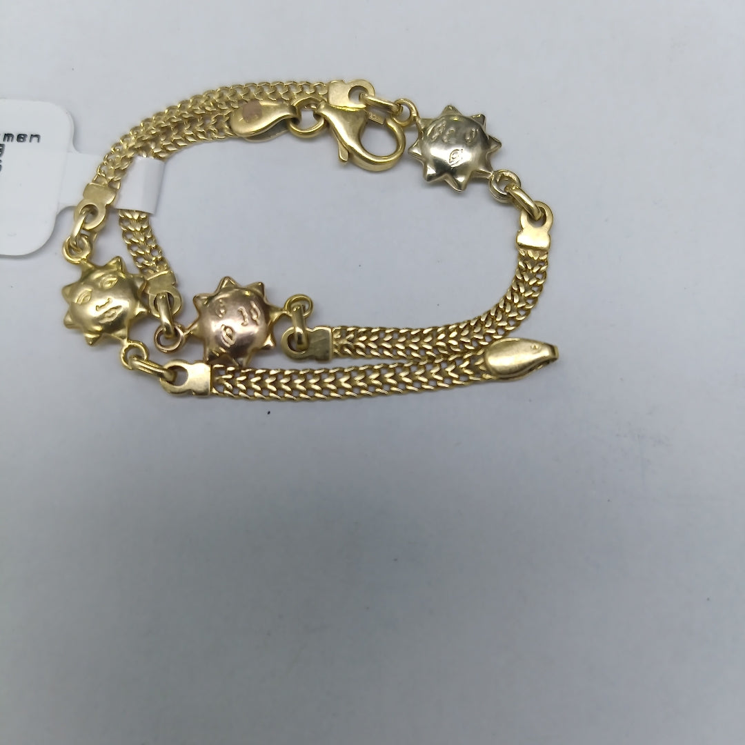PULSERA ORO 18 K 4.3 GRMS (SEMINUEVO)