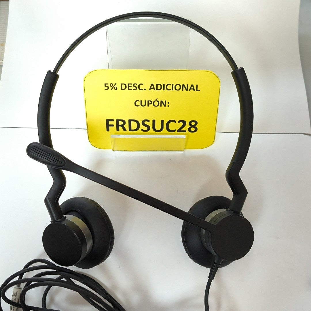 AUDIFONOS JABRA HSC015 ALAMBRICO OVER EAR (SEMINUEVO)
