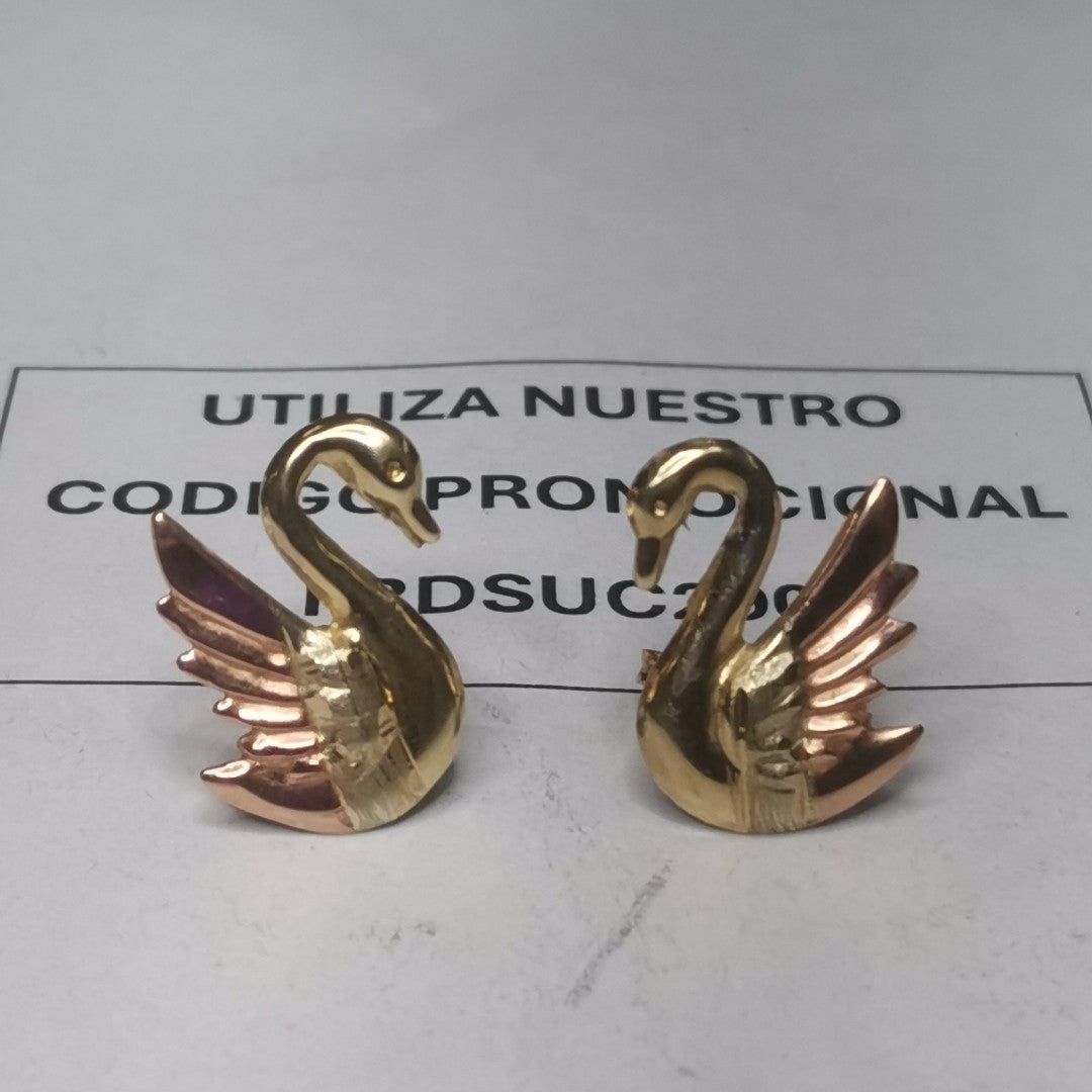 BROQUELES PAR ORO COMBINADO 10 K 1.7 GRMS (SEMINUEVO)