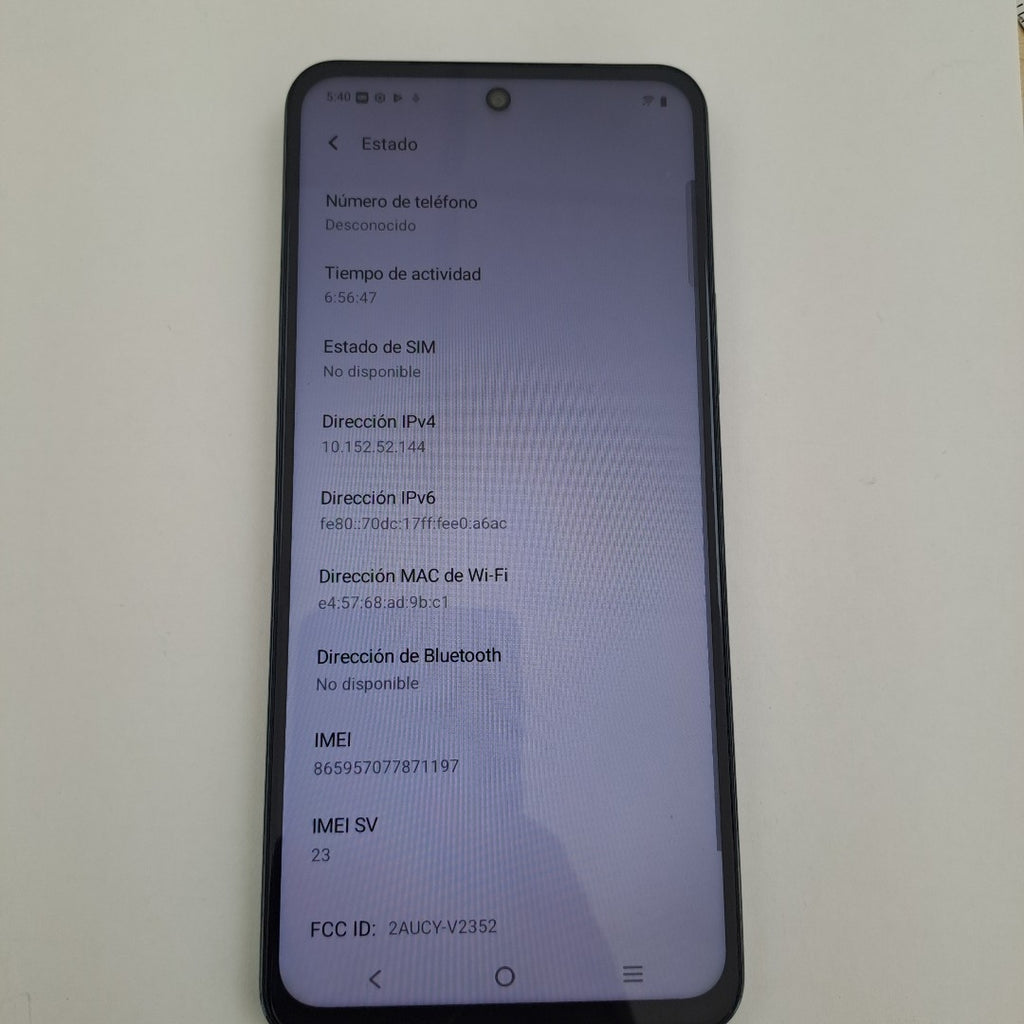 CELULAR VIVO Y28 V2352 256 GB 8 GB RAM (SEMINUEVO)