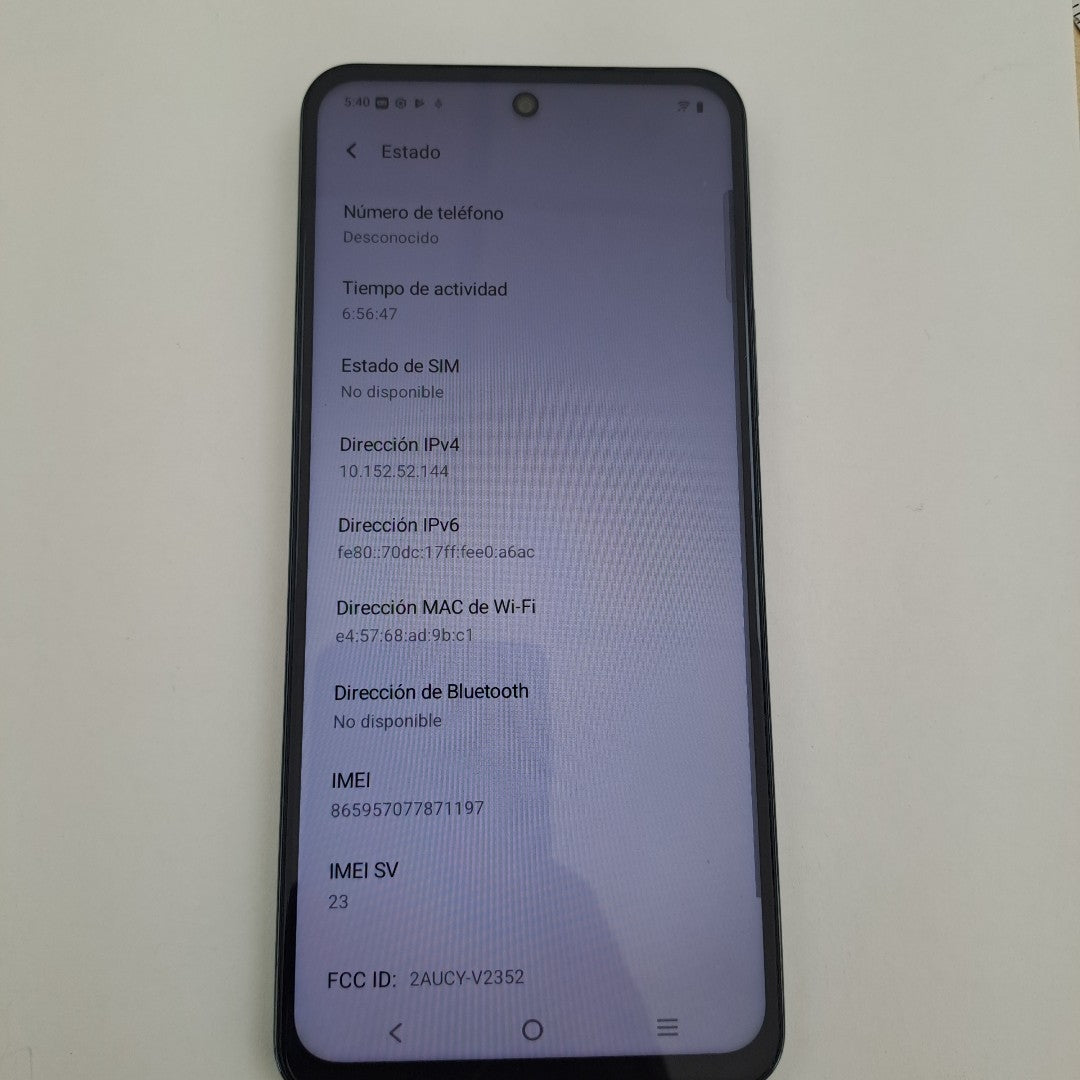 CELULAR VIVO Y28 V2352 256 GB 8 GB RAM (SEMINUEVO)