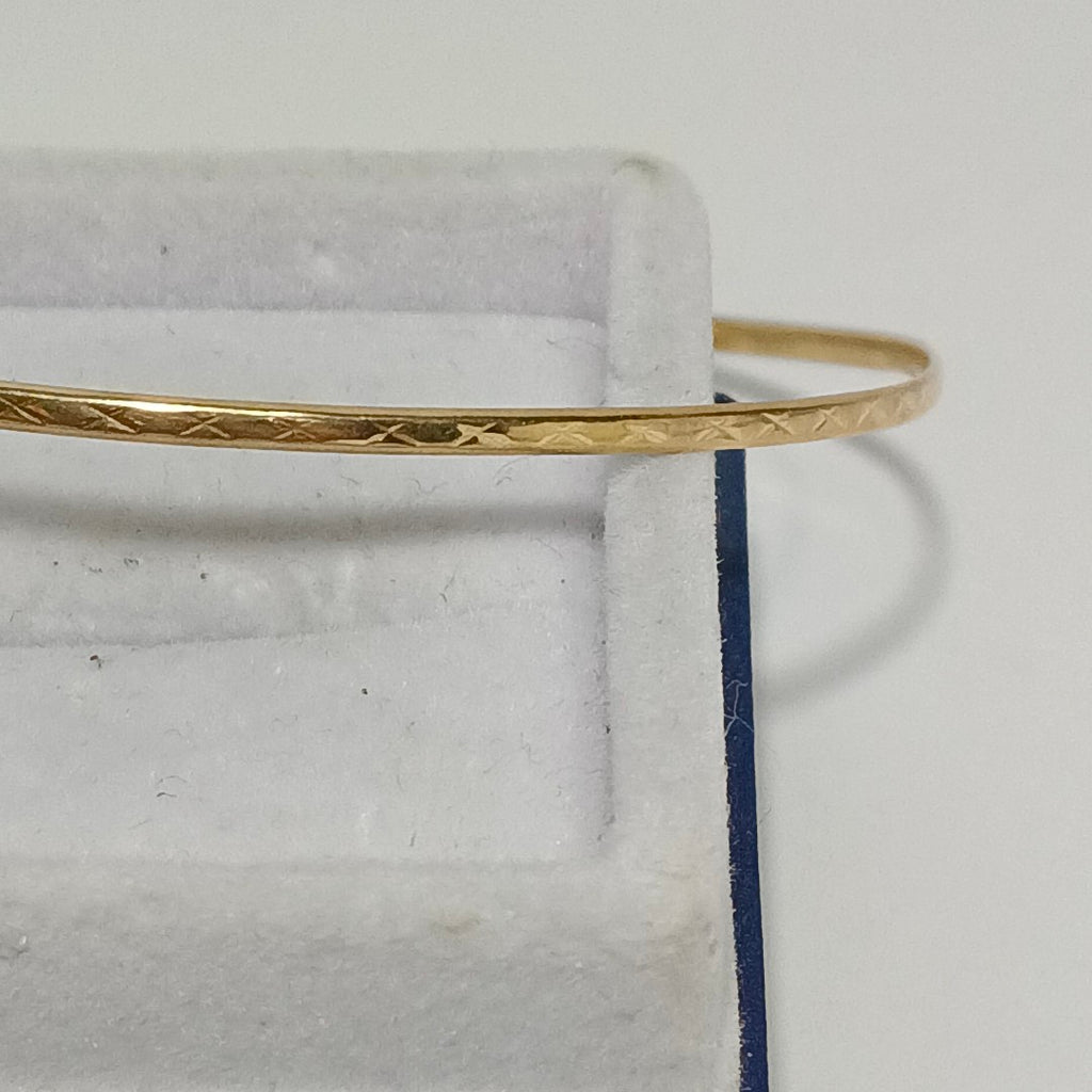 PULSERA RIGIDA ORO 18 K 3,20 GRMS (SEMINUEVO)