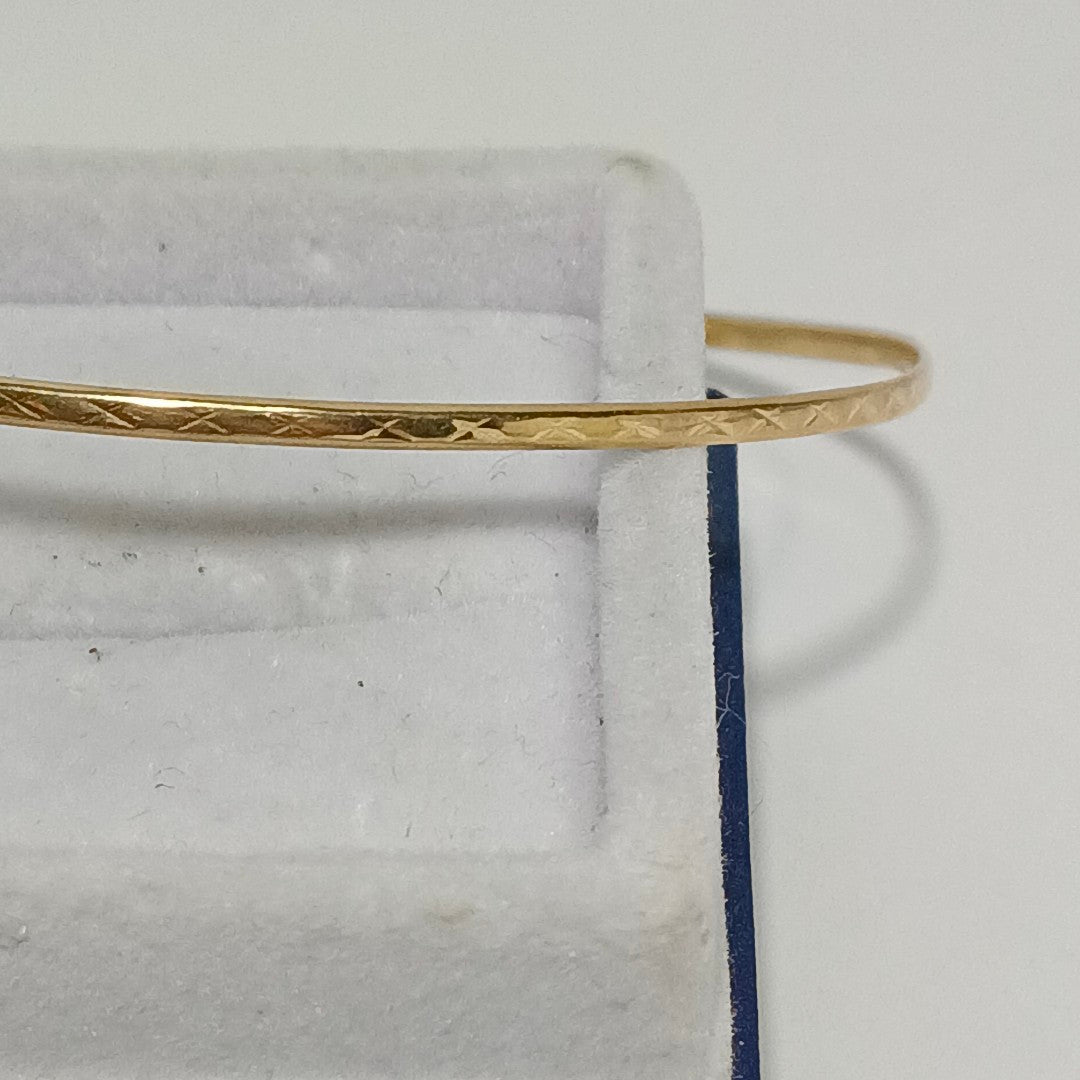 PULSERA RIGIDA ORO 18 K 3,20 GRMS (SEMINUEVO)