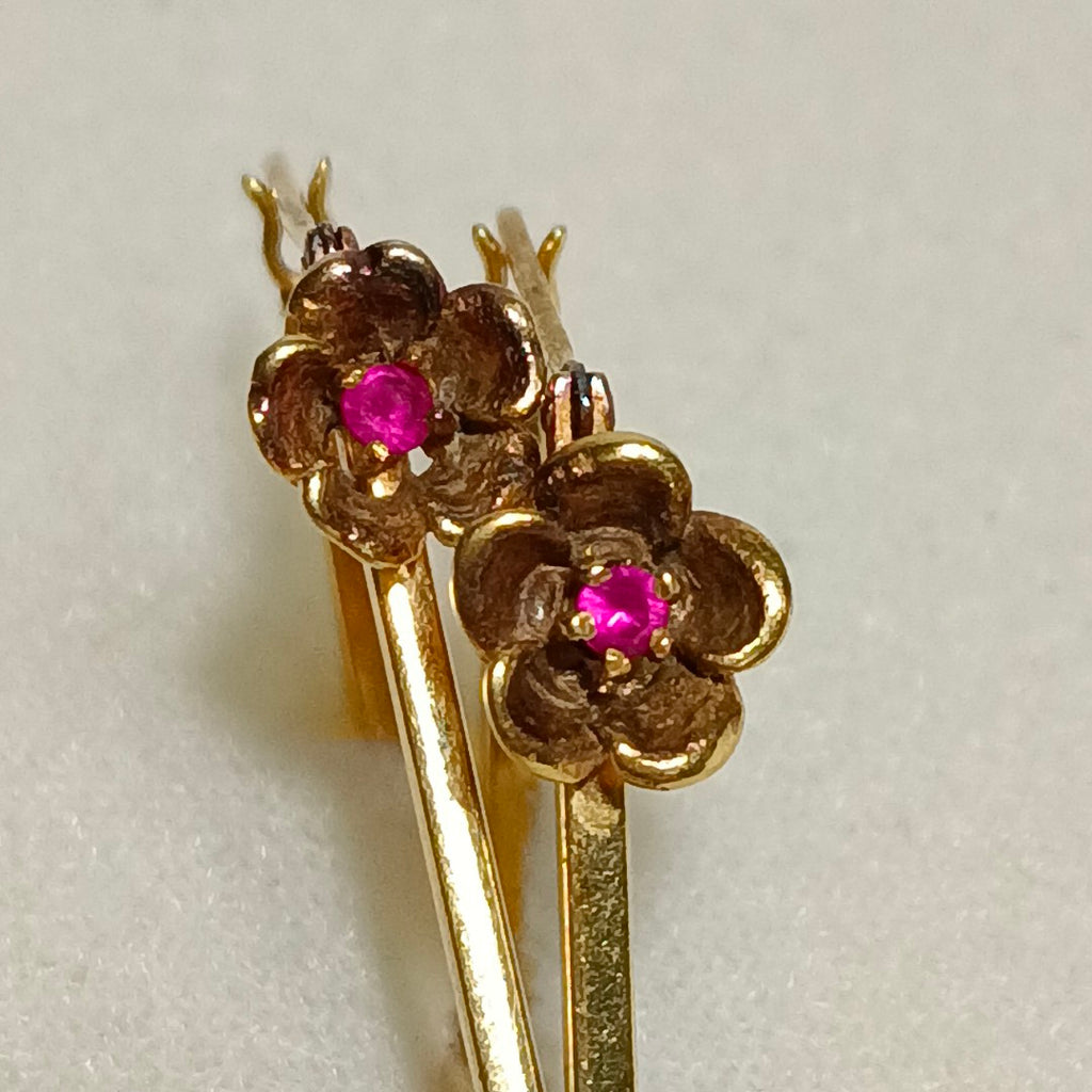 ARRACADAS PAR ORO 14 K 5,80 GRMS (SEMINUEVO)