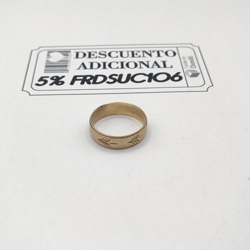 ARGOLLA ORO 8 K 1,90 GRMS (SEMINUEVO)