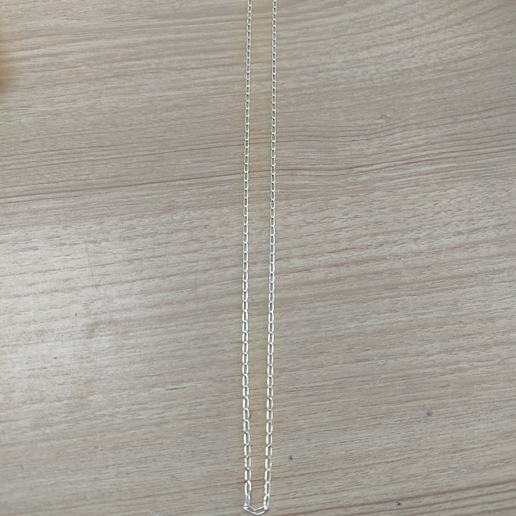 CADENA TEJIDO ESLABONES PLATA .925 55 CM 2.9 GR (NUEVO)
