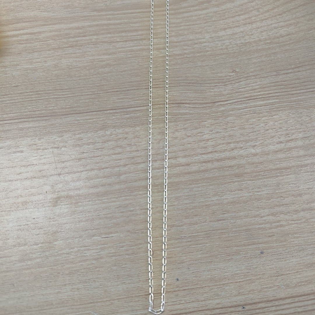 CADENA TEJIDO ESLABONES PLATA .925 55 CM 2.9 GR (NUEVO)