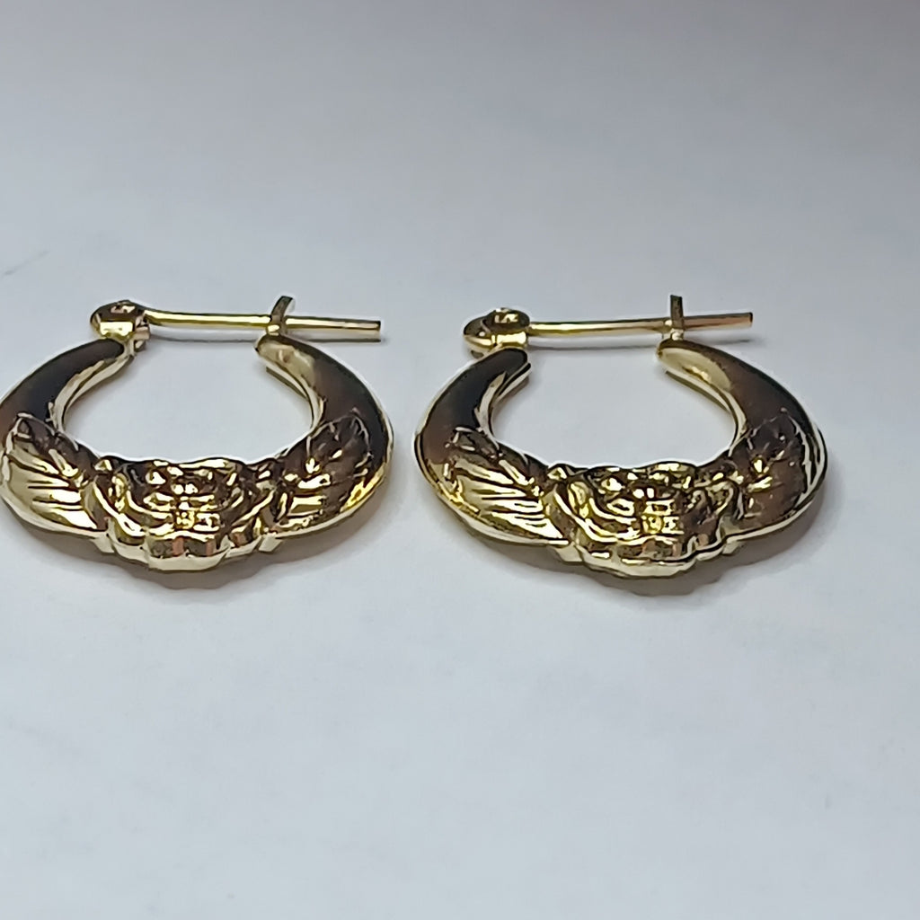 ARRACADAS PAR ORO 14 K 1.6 GRMS (SEMINUEVO)