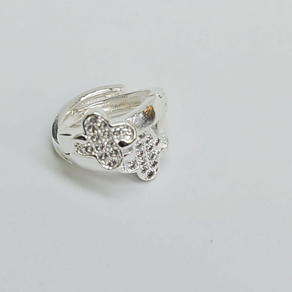 ARRACADAS C/CIRCONIAS PLATA .925 1.9 GR (NUEVO)