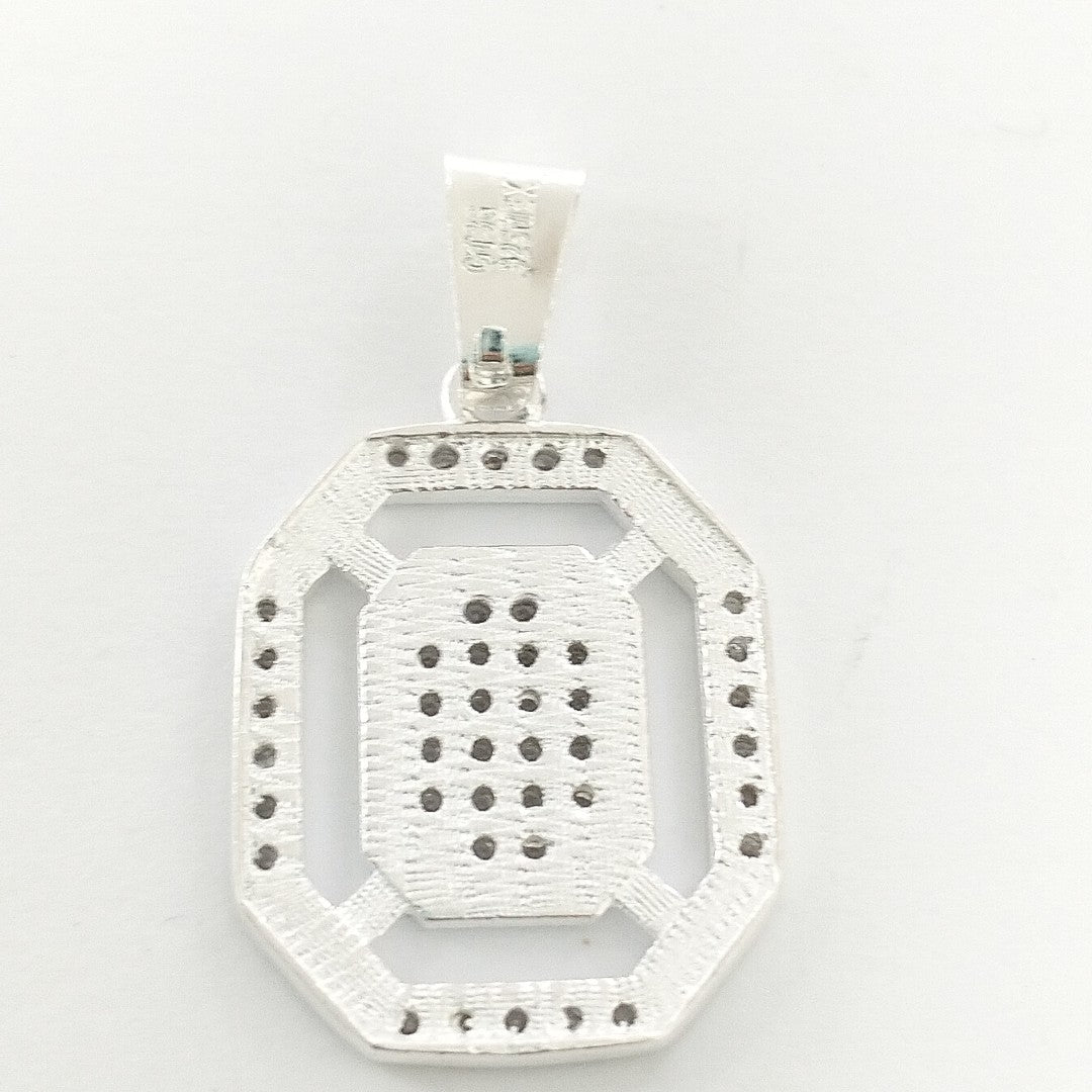 DIJE C/CIRCONIAS PLATA .925 3.5 GR (NUEVO)