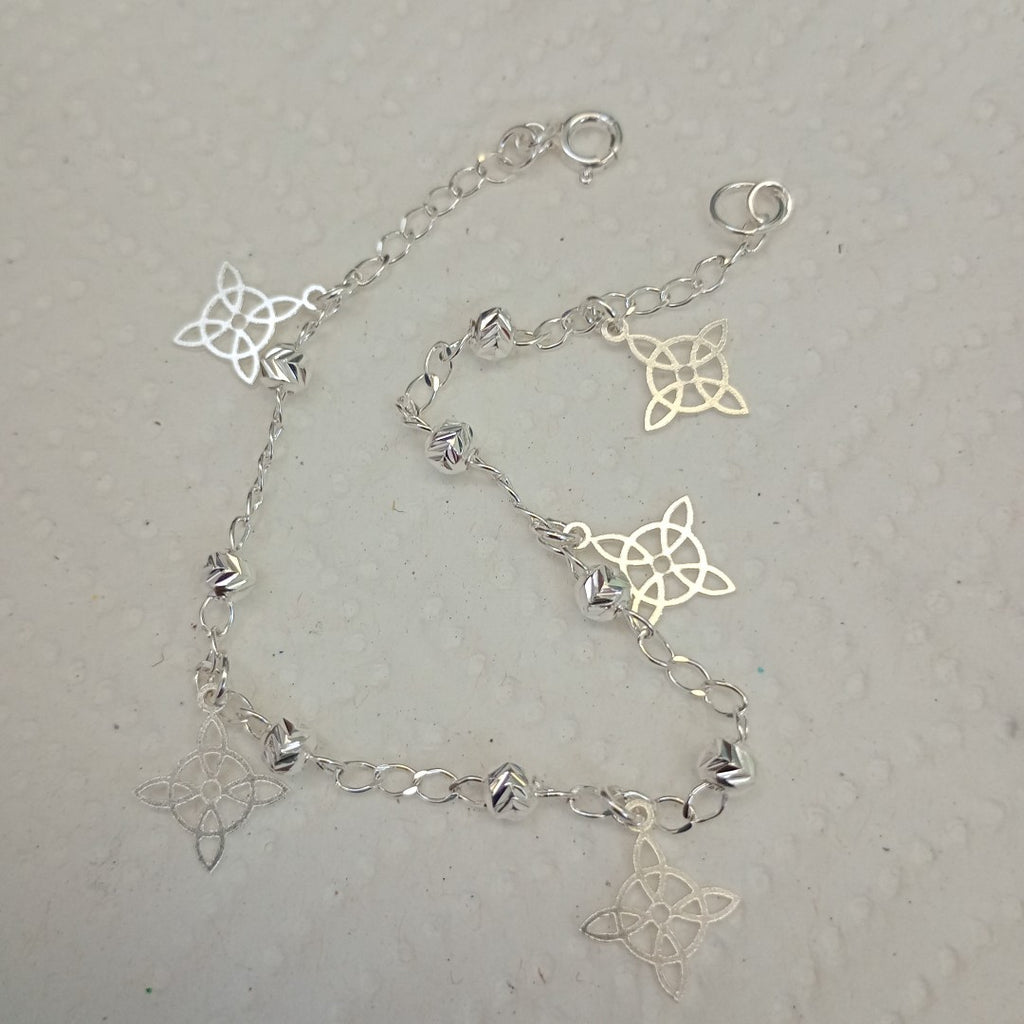 PULSERA TEJIDO ESPECIAL PLATA .925 18 CM 3.2 GR (NUEVO)