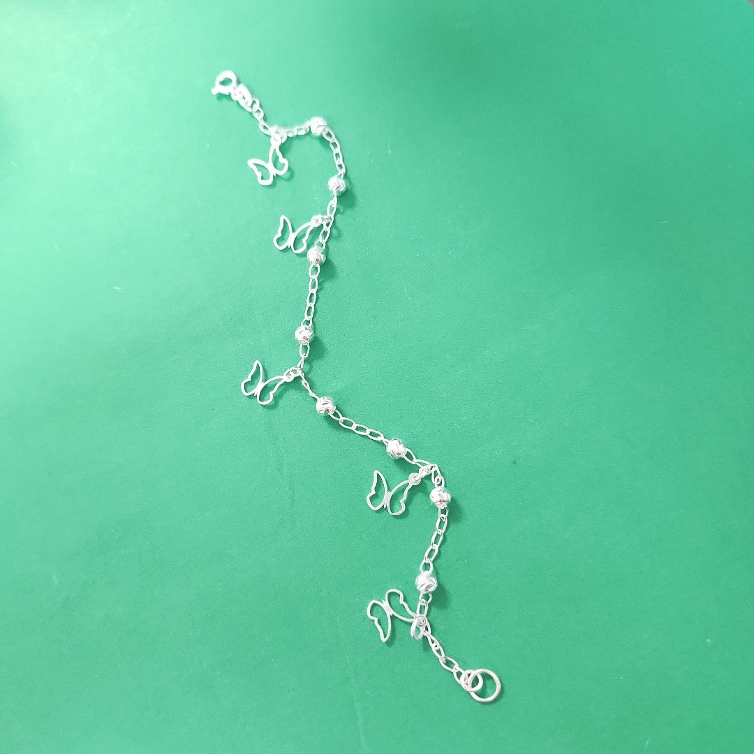 PULSERA TEJIDO ESPECIAL PLATA .925 18 CM 2.8 GR (NUEVO)