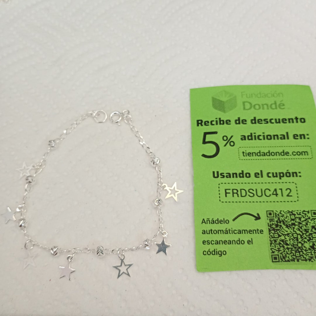 PULSERA TEJIDO ESPECIAL PLATA .925 18 CM 3.1 GR (NUEVO)
