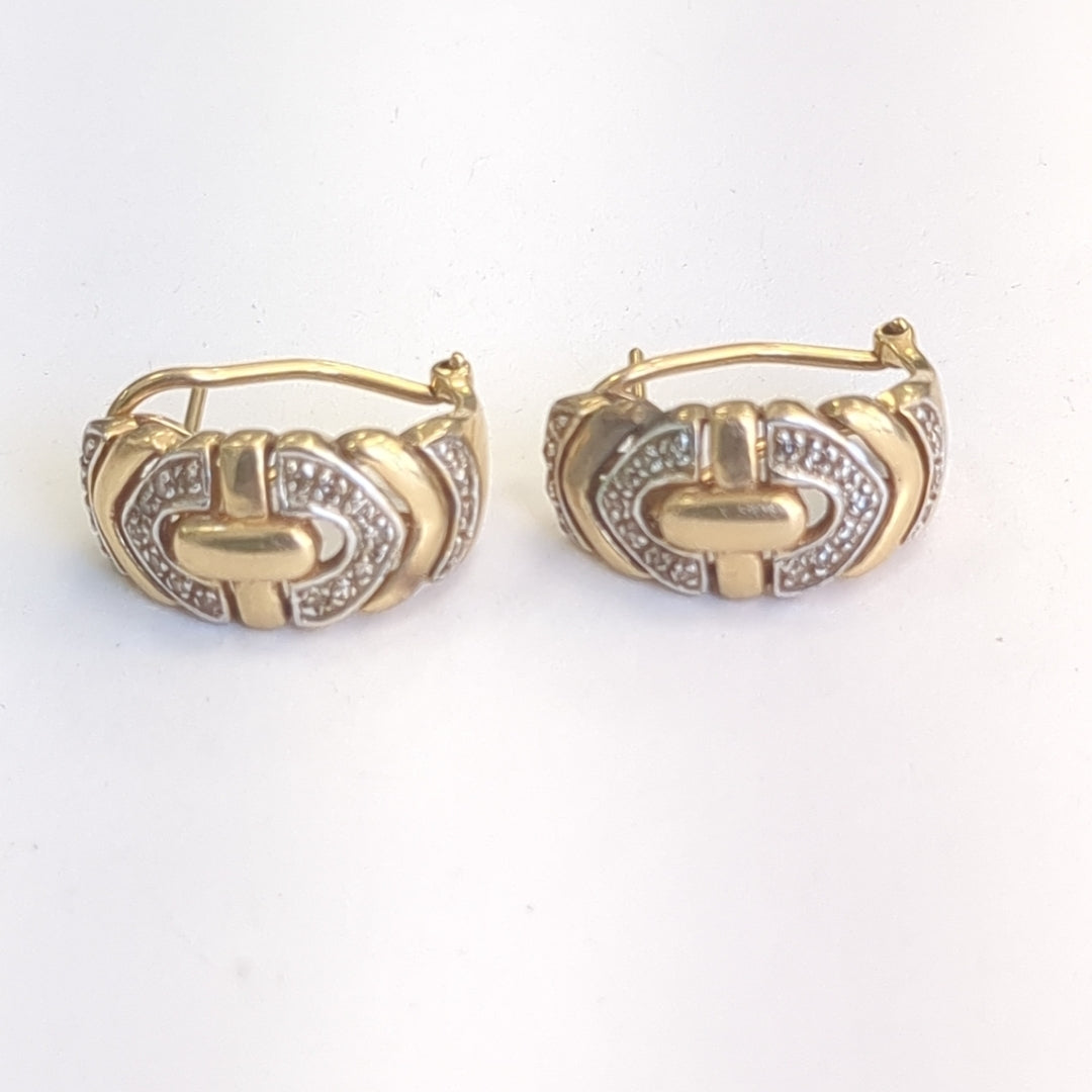 ARRACADAS PAR ORO 14 K 8.2 GRMS (SEMINUEVO)