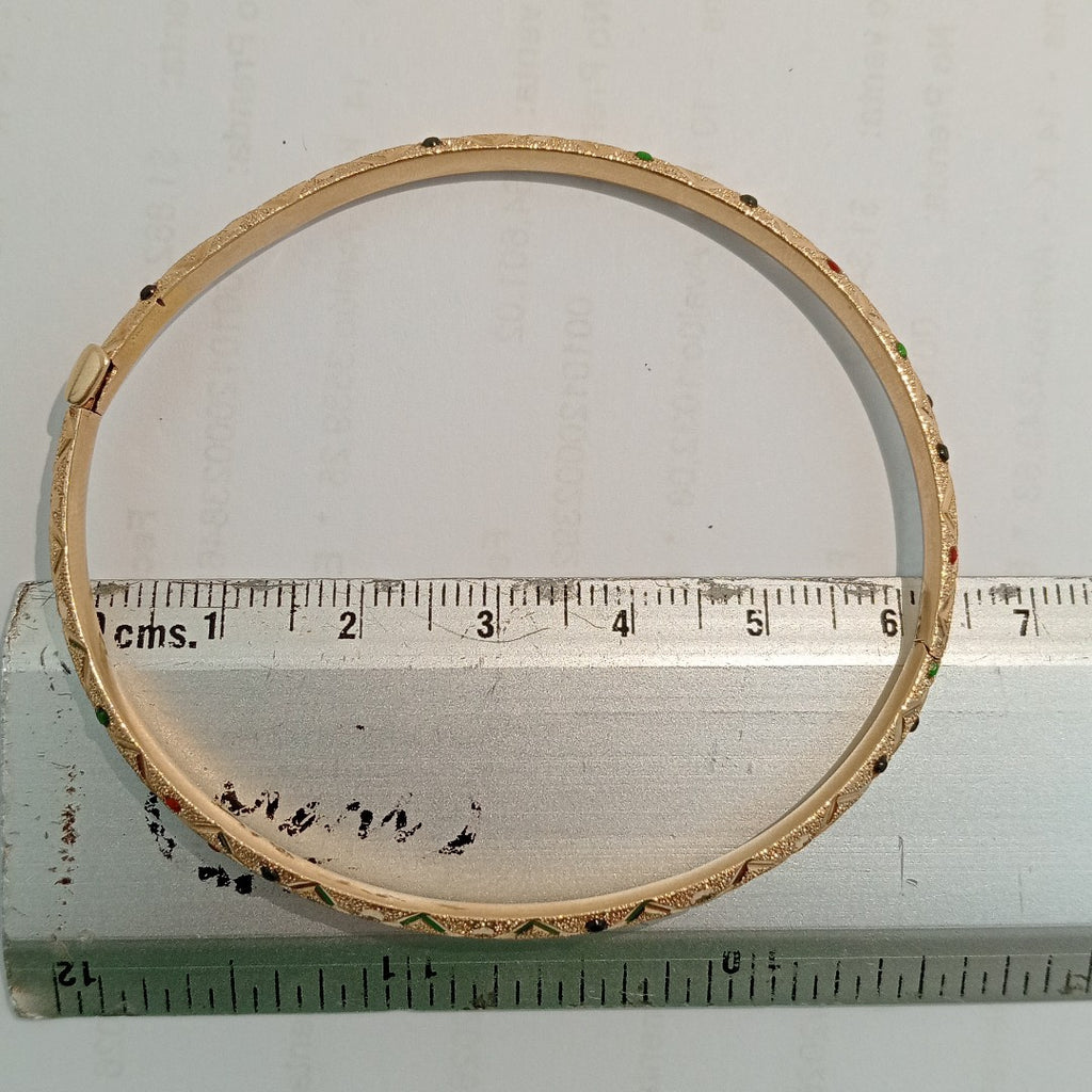 PULSERA RIGIDA ORO 14 K 6,40 GRMS (SEMINUEVO)