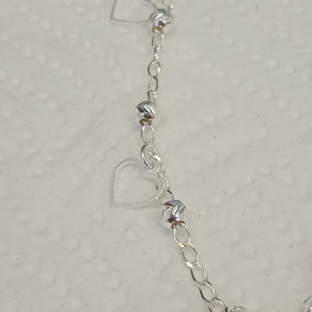 PULSERA TEJIDO ESPECIAL PLATA .925 18 CM 2.7 GR (NUEVO)