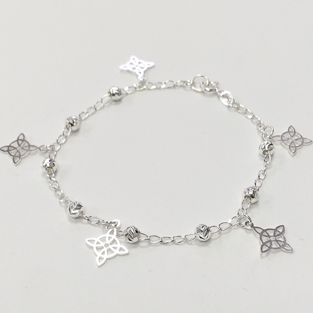 PULSERA TEJIDO ESPECIAL PLATA .925 18 CM 3.1 GR (NUEVO)