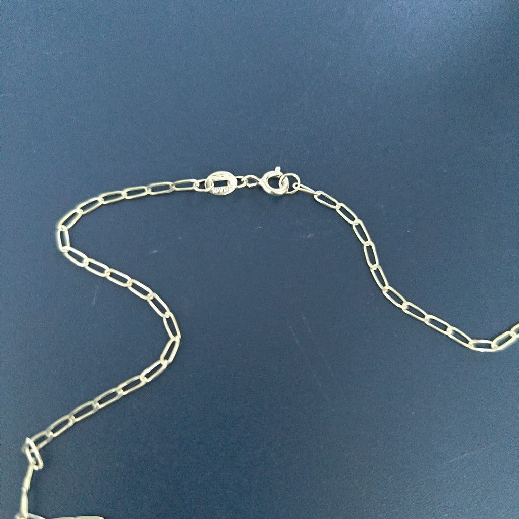 CADENA TEJIDO ESLABONES PLATA .925 60 CM 3 GR (NUEVO)