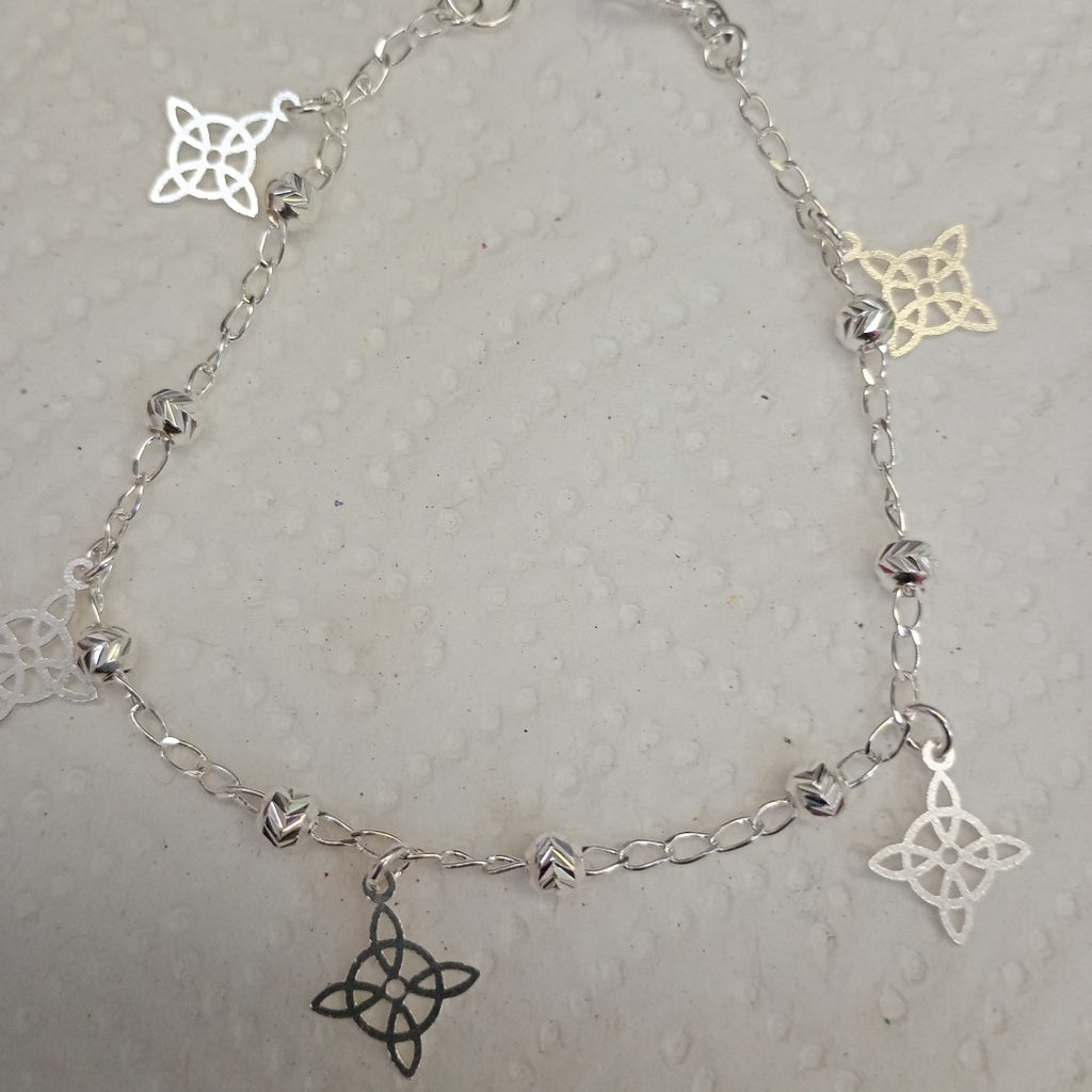 PULSERA TEJIDO ESPECIAL PLATA .925 18 CM 3.2 GR (NUEVO)
