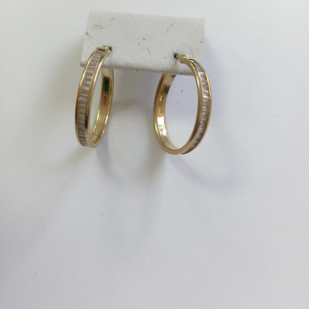 ARRACADAS PAR ORO 10 K 3.3 GRMS (SEMINUEVO)
