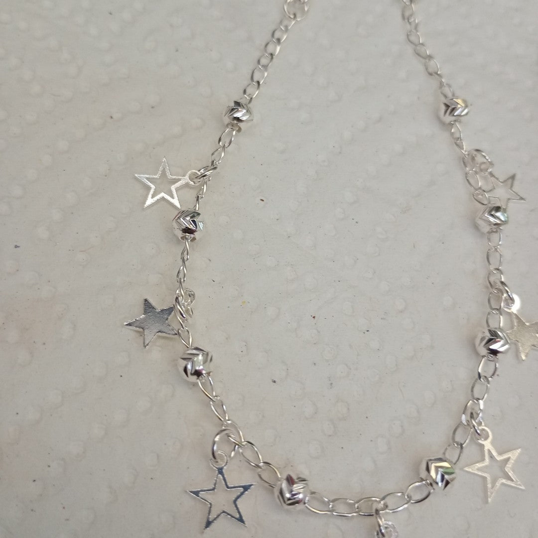 PULSERA TEJIDO ESPECIAL PLATA .925 18 CM 3.1 GR (NUEVO)