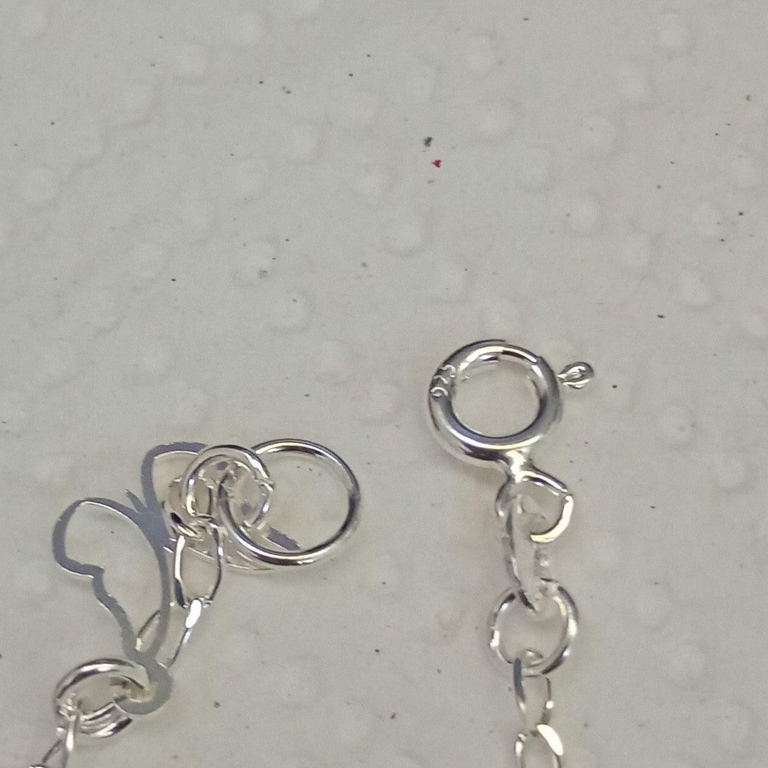 PULSERA TEJIDO ESPECIAL PLATA .925 18 CM 2.9 GR (NUEVO)
