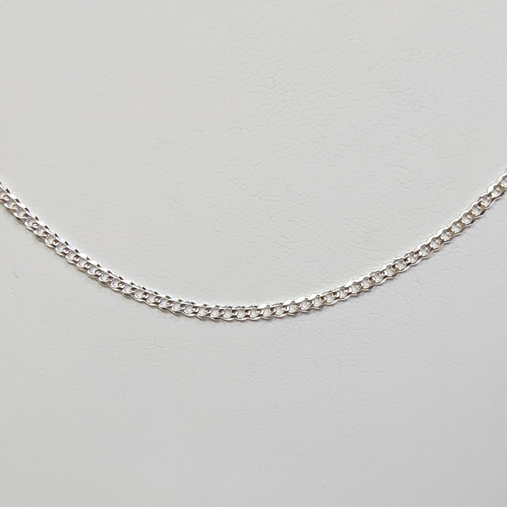 CADENA TEJIDO BARBADO PLATA .925 55 CM 5.3 GR (NUEVO)