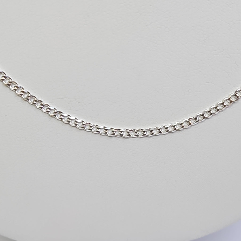 CADENA TEJIDO BARBADO PLATA .925 55 CM 4.9 GR (NUEVO)