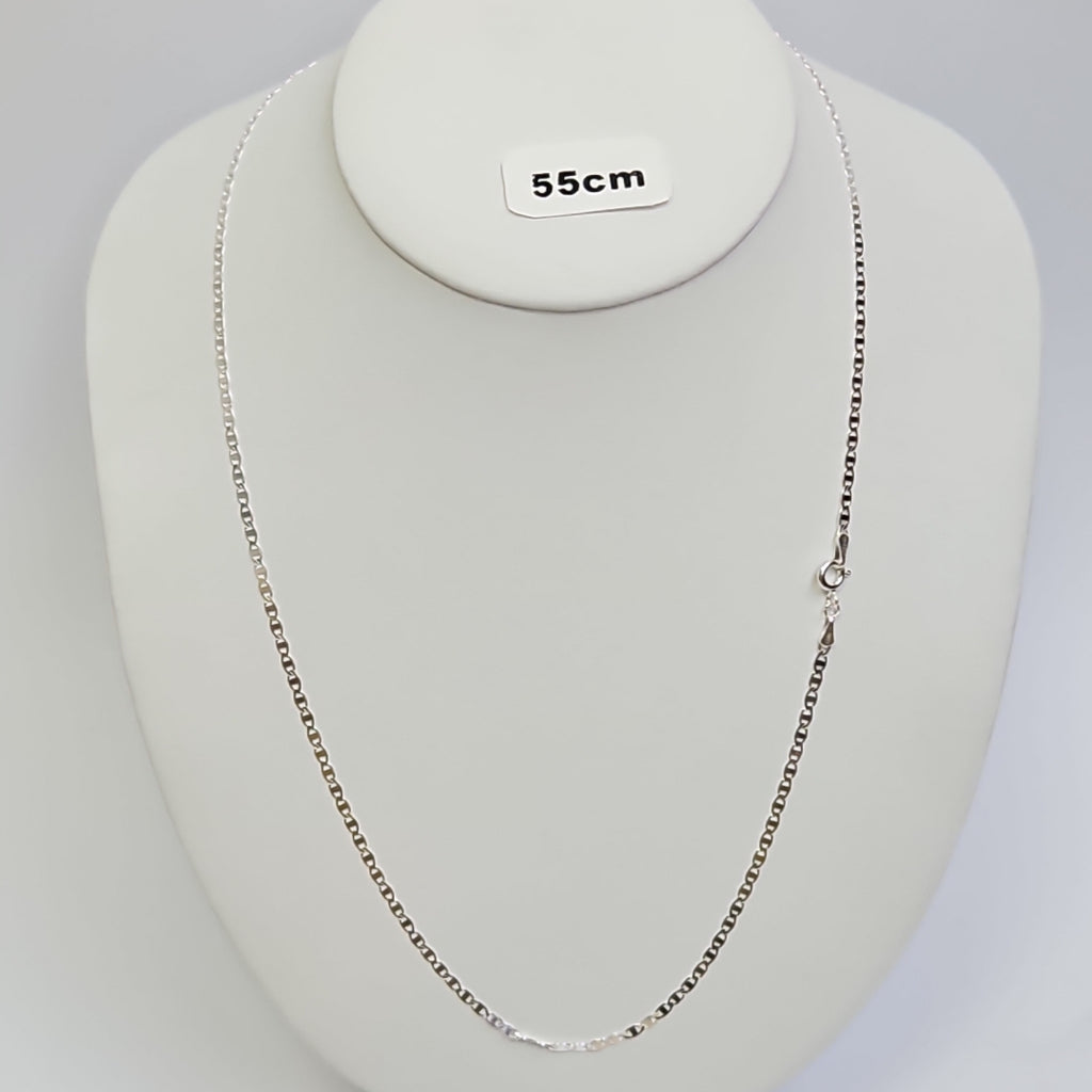 CADENA TEJIDO GUCHI PLATA .925 60 CM 3.8 GR (NUEVO)