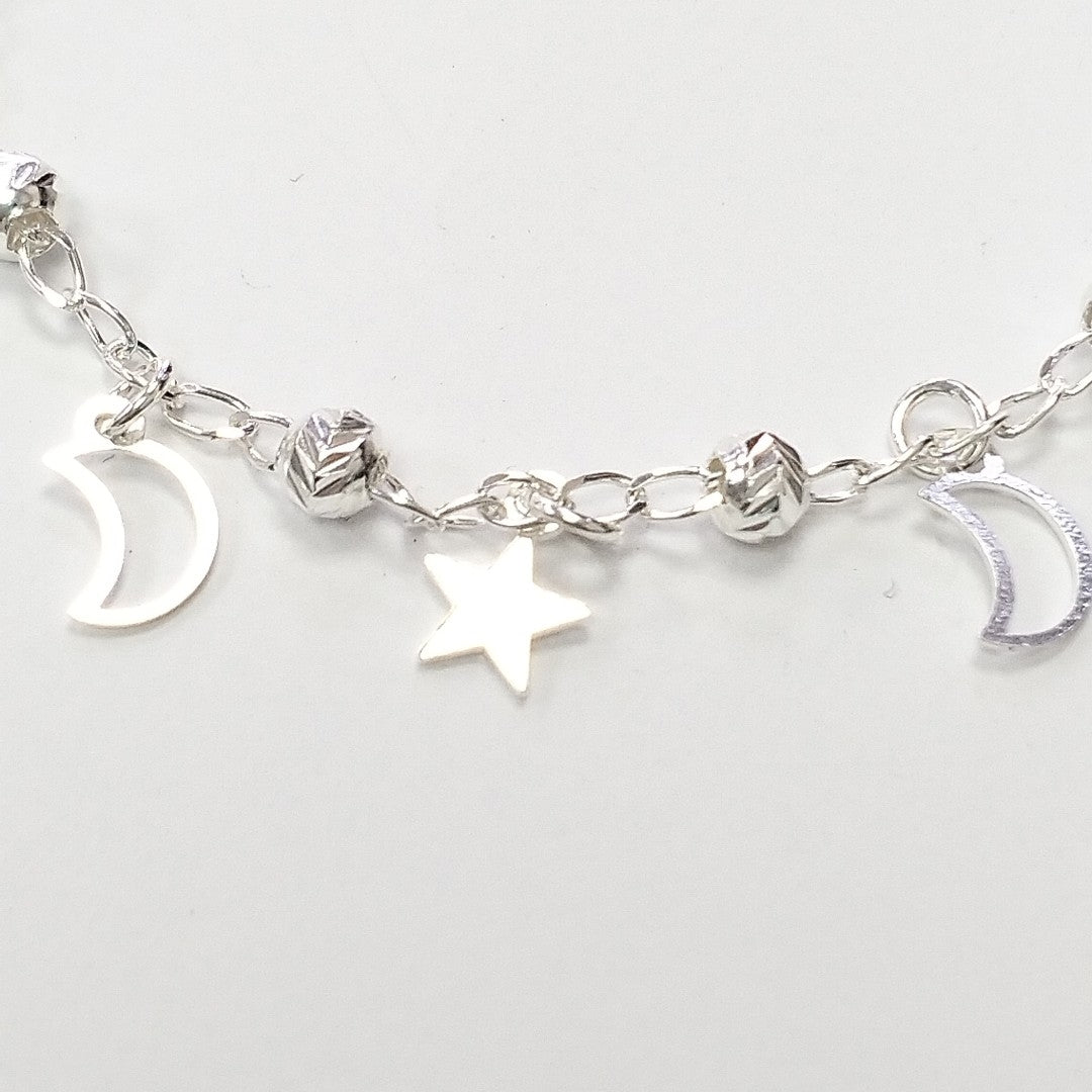 PULSERA TEJIDO TEJIDO ESPECIAL PLATA .925 18 CM 3.1 GR (NUEVO)