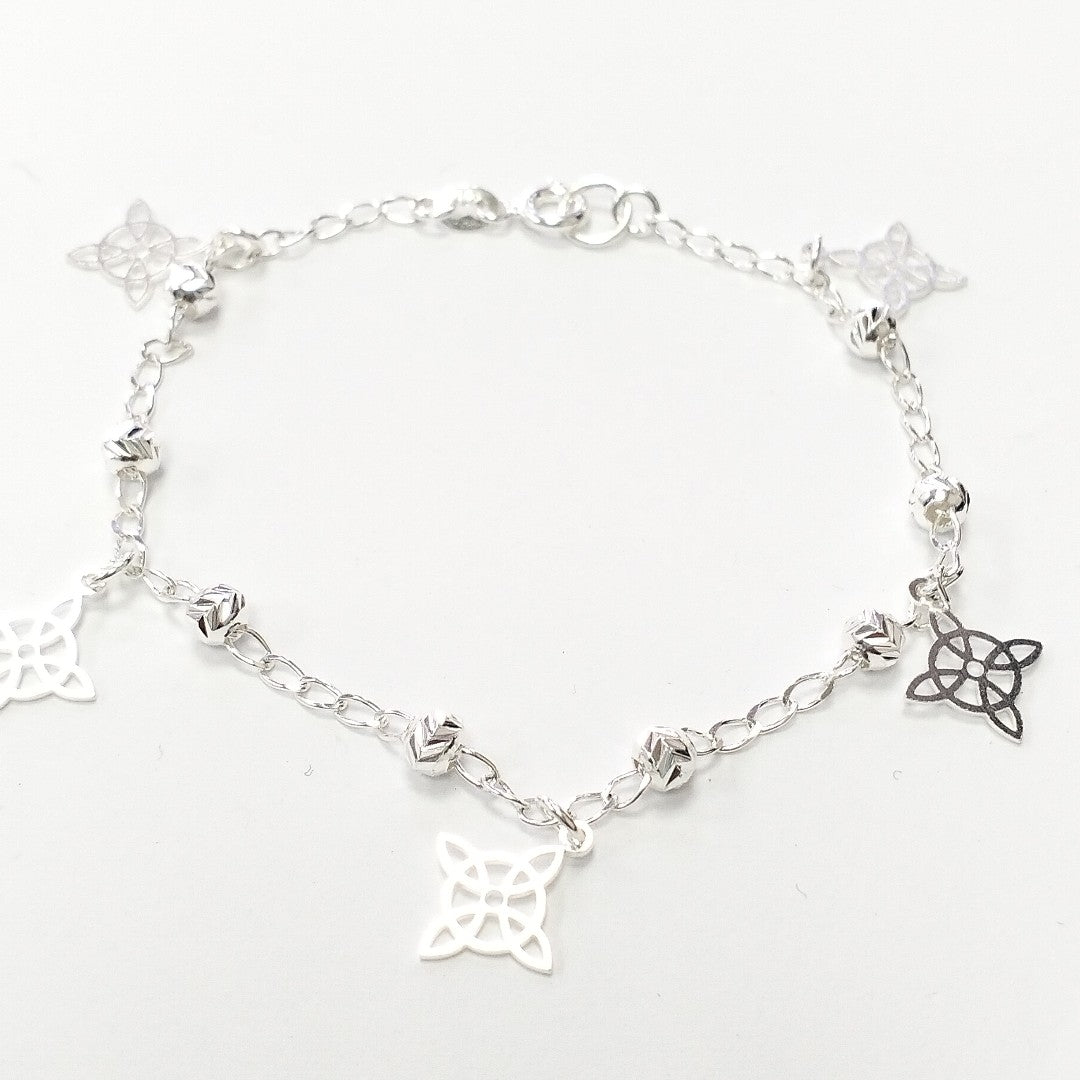 PULSERA TEJIDO ESPECIAL PLATA .925 18 CM 3.1 GR (NUEVO)