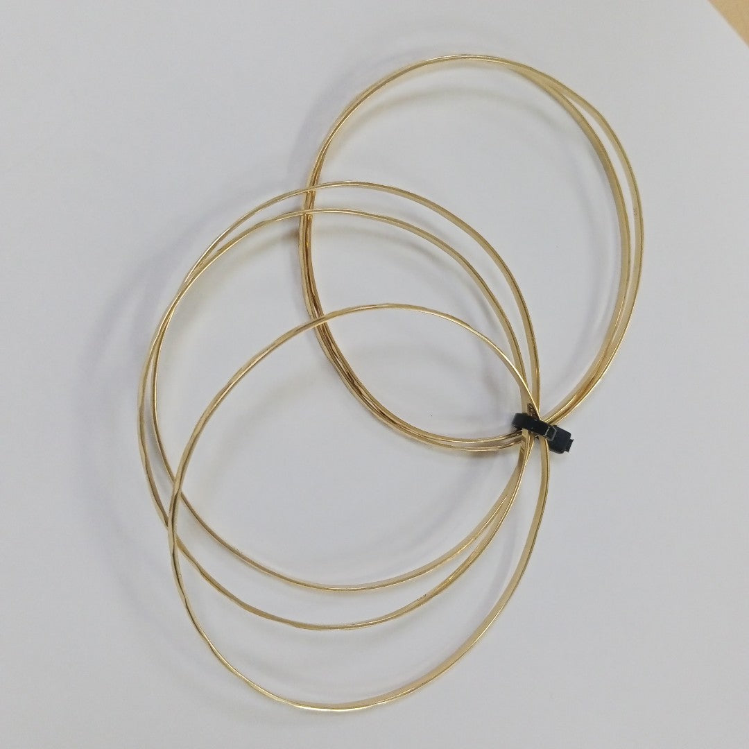 PULSERA RIGIDA ORO 14 K 19.5 GRMS (SEMINUEVO)