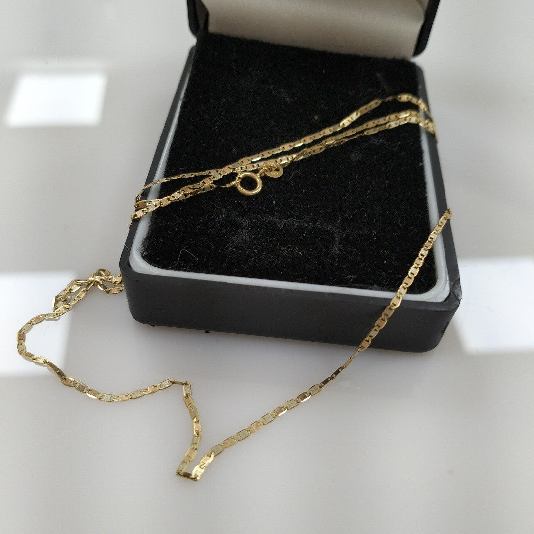 CADENA ORO, ORO COMBINADO 10 K 2 GRMS (SEMINUEVO)