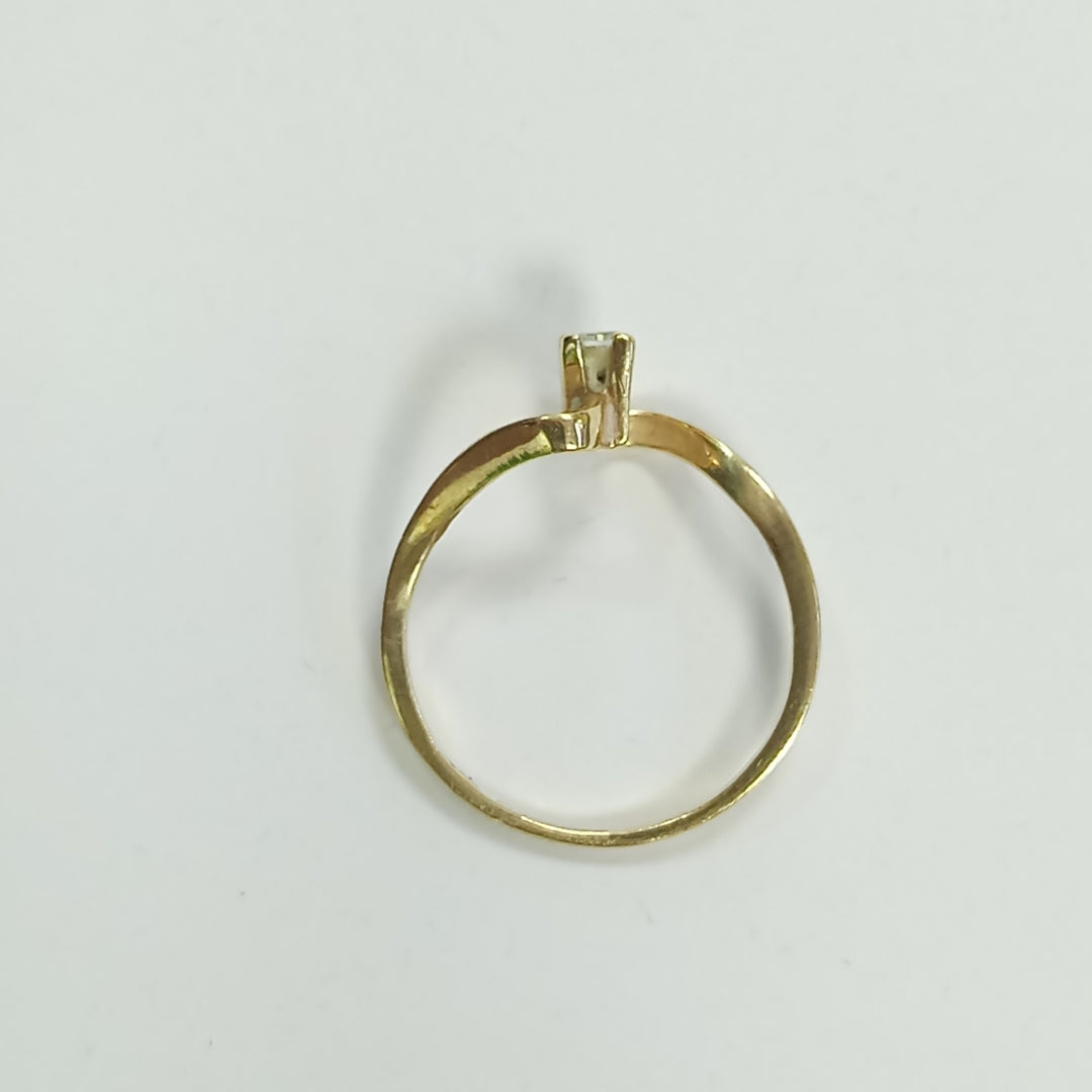 ANILLO ORO 10 K 1,30 GRMS (SEMINUEVO)