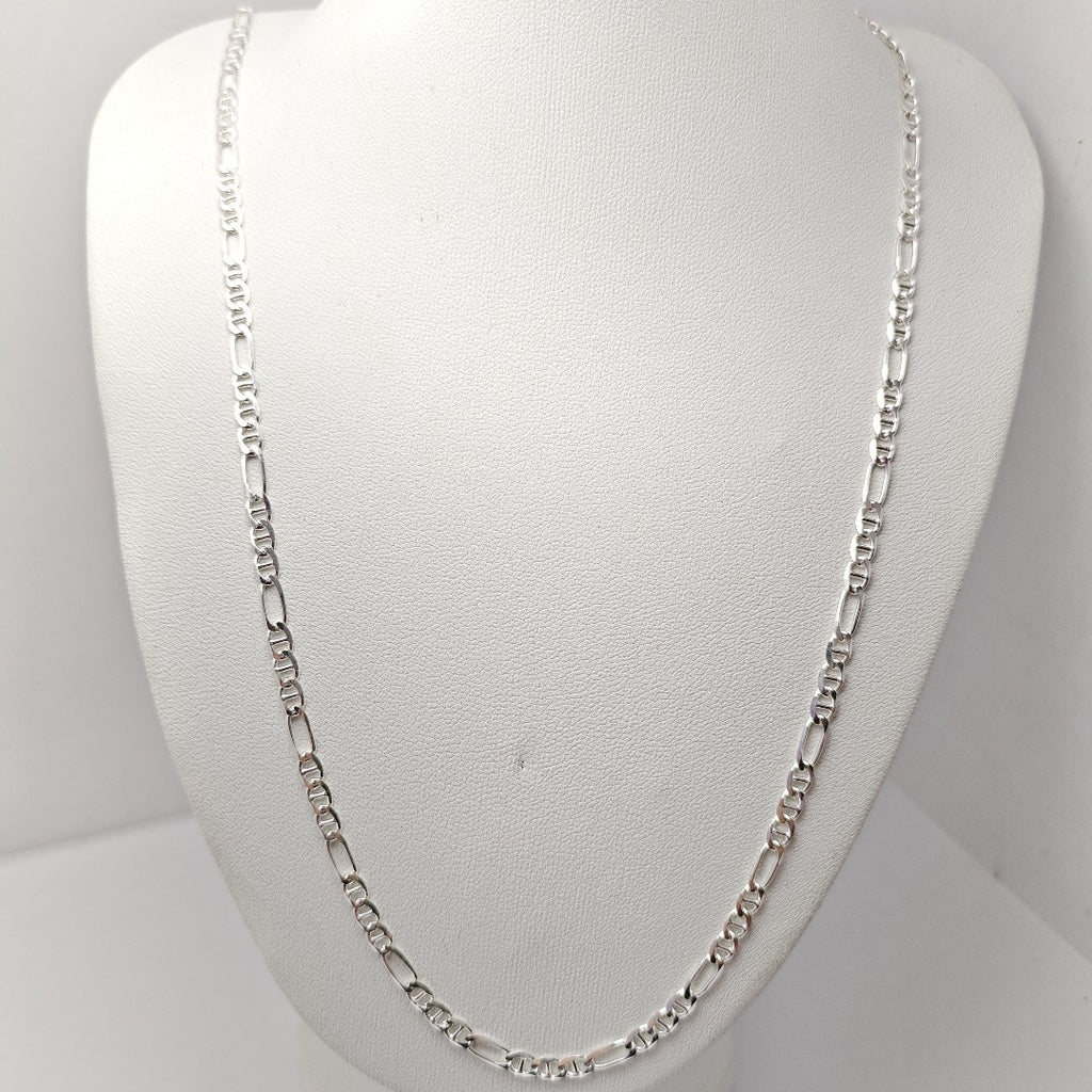 CADENA TEJIDO 3X1 PLATA .925 60 CM 8.5 GR (NUEVO)