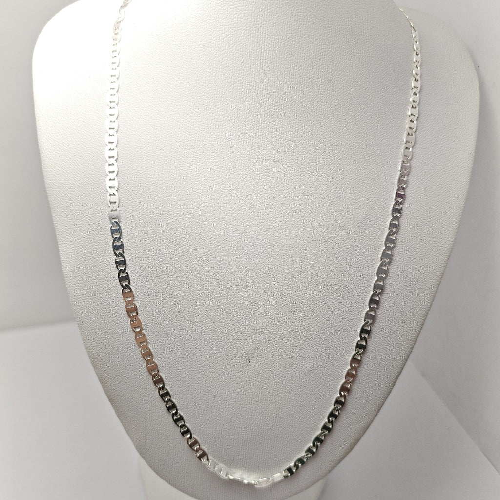 CADENA TEJIDO GUCHI PLATA .925 60 CM 9.1 GR (NUEVO)