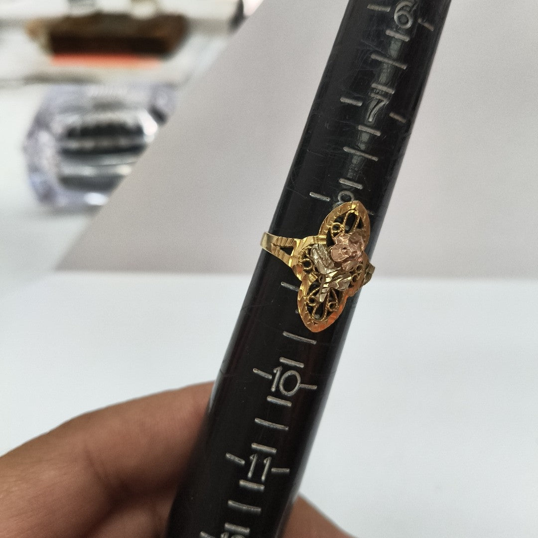 ANILLITO ORO,ORO COMBINADO 14 K 3,00 GRMS (SEMINUEVO)