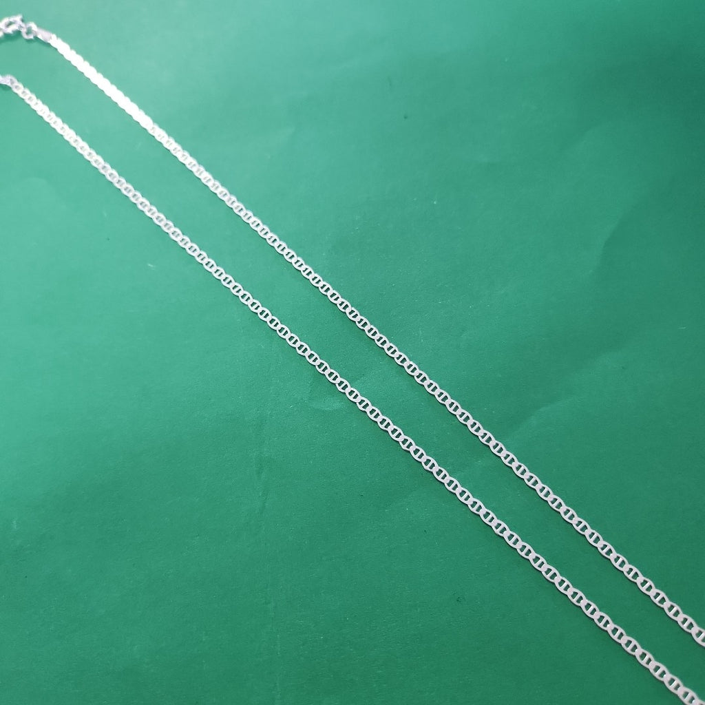 CADENA TEJIDO GUCHI PLATA .925 60 CM 3.9 GR (NUEVO)