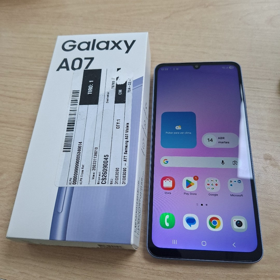 CELULAR SAMSUNG GALAXY A07 SM-A075M (2025) 64 GB 4 GB RAM (SEMINUEVO)