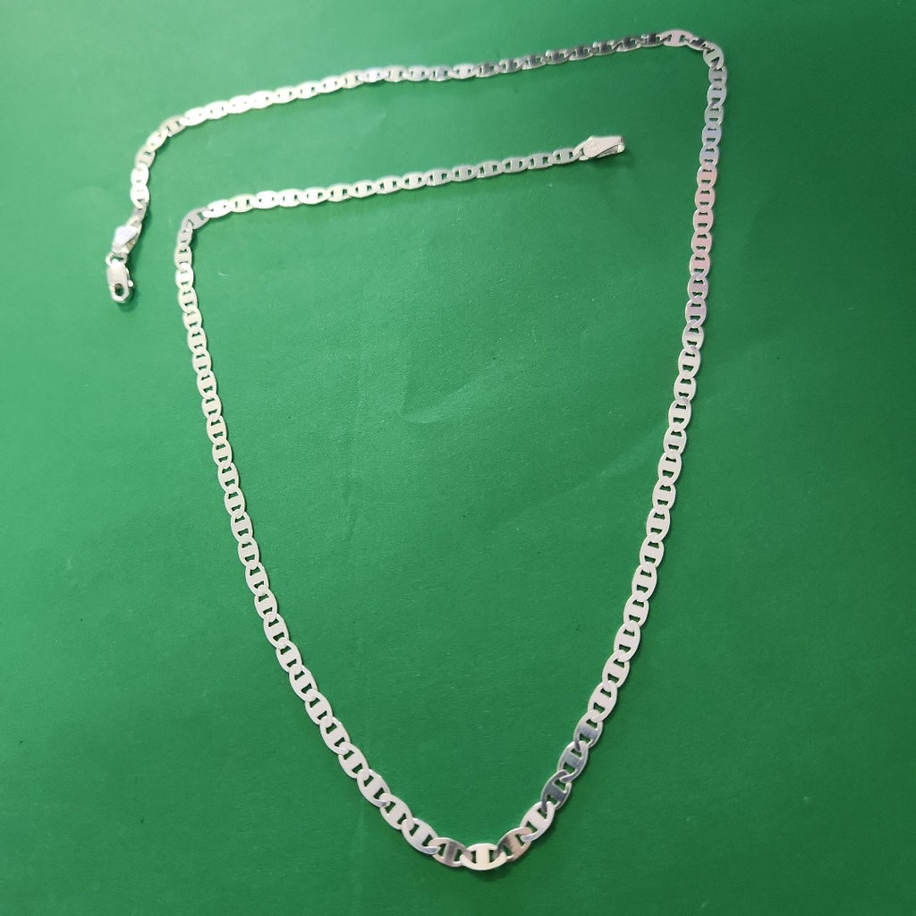 CADENA TEJIDO GUCHI PLATA .925 55 CM 8.3 GR (NUEVO)