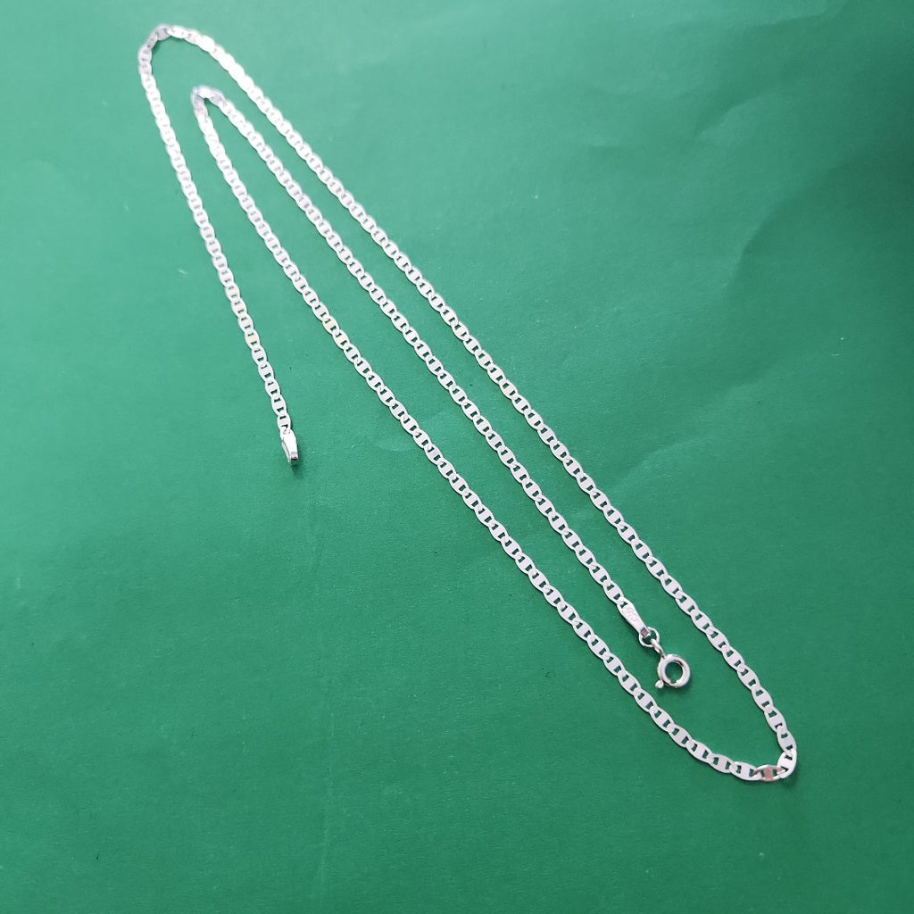 CADENA TEJIDO ESPEJO PLATA .925 60 CM 4.3 GR (NUEVO)