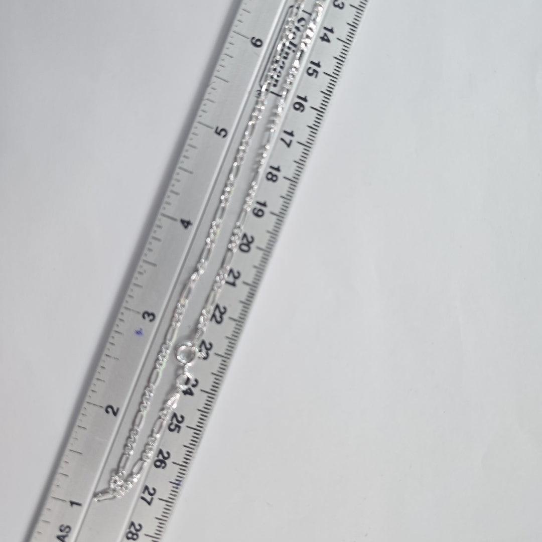 CADENA TEJIDO 3X1 PLATA .925 55 CM 4.2 GR (NUEVO)