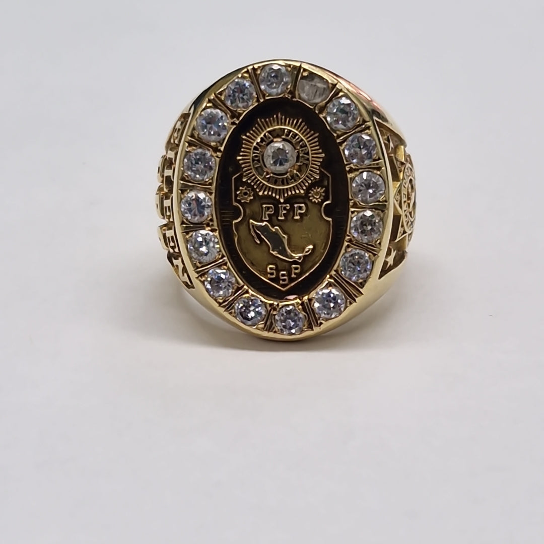 ANILLO DE GRADUACIÓN ORO 14 K 31.6 GRMS (SEMINUEVO)
