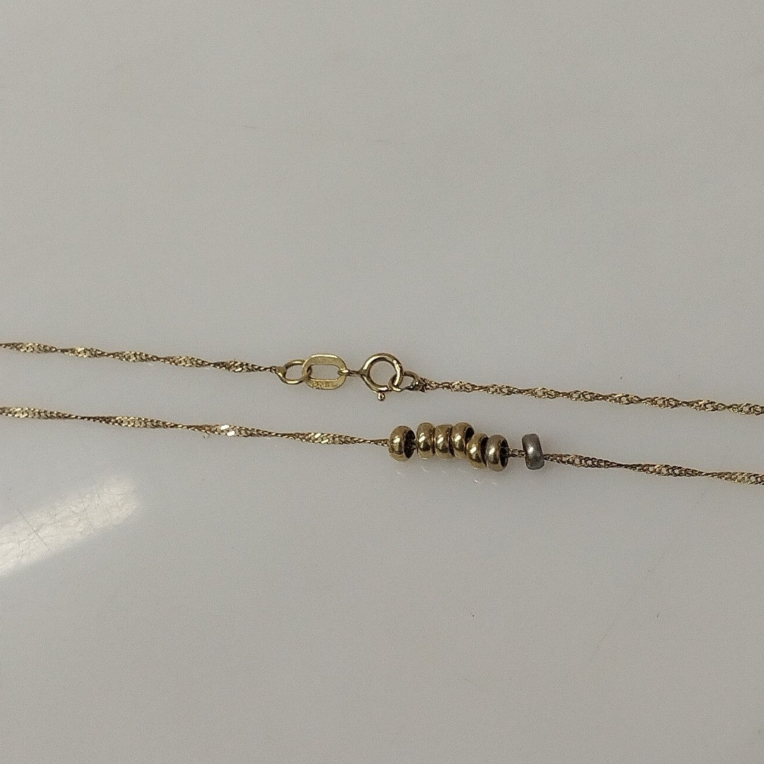 CADENA ORO 14 K 1,20 GRMS (SEMINUEVO)