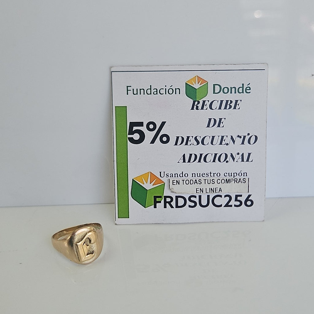 ANILLO ORO 10 K 5,20 GRMS (SEMINUEVO)