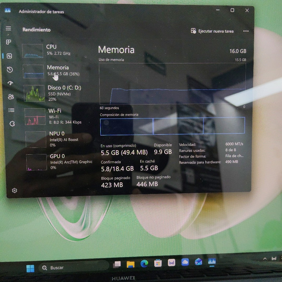 LAPTOP HUAWEI MATEBOOK 14 FLMH-X (2024) 1 TB SSD 16 GB RAM (SEMINUEVO)