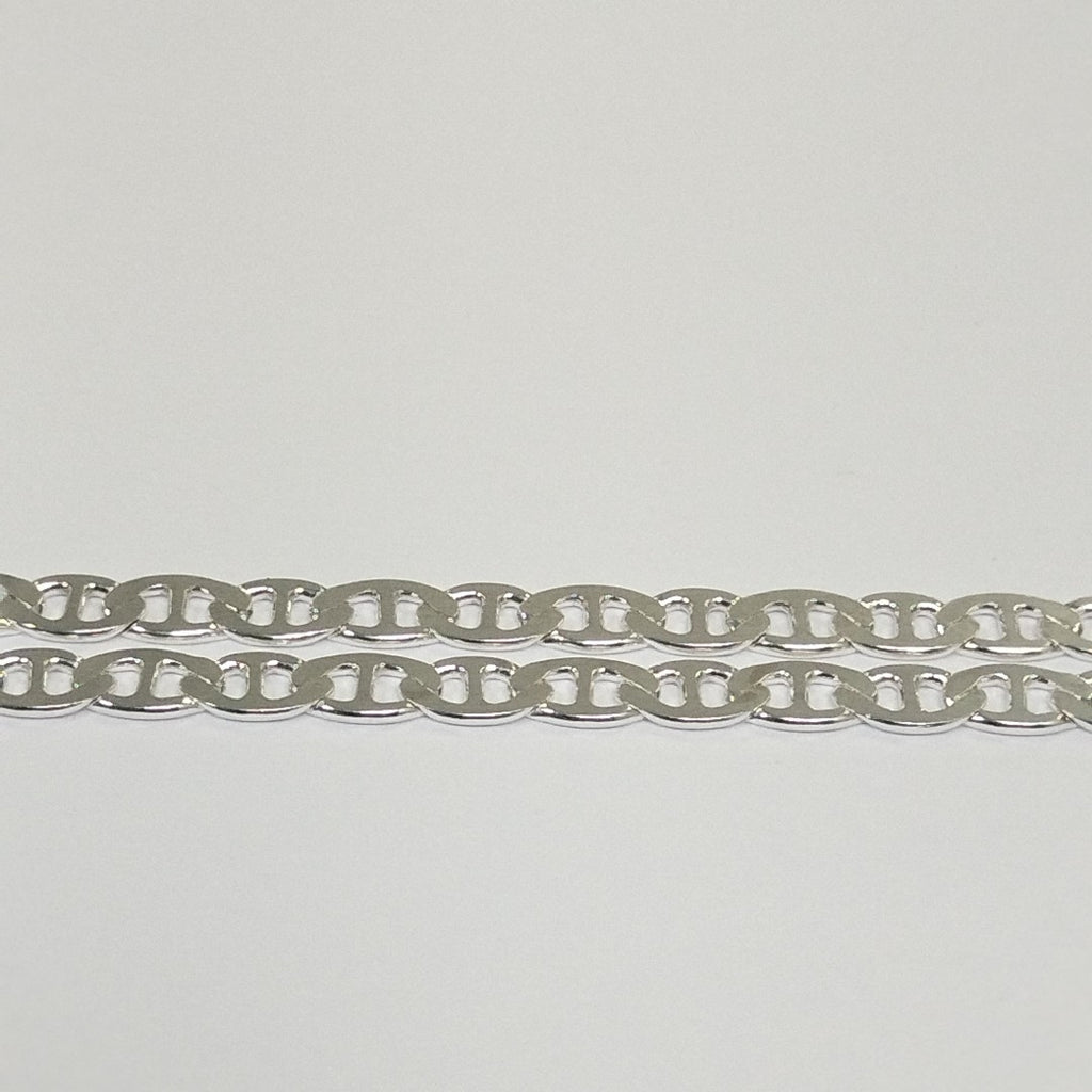 CADENA TEJIDO GUCHI PLATA .925 55 CM 12.7 GR (NUEVO)