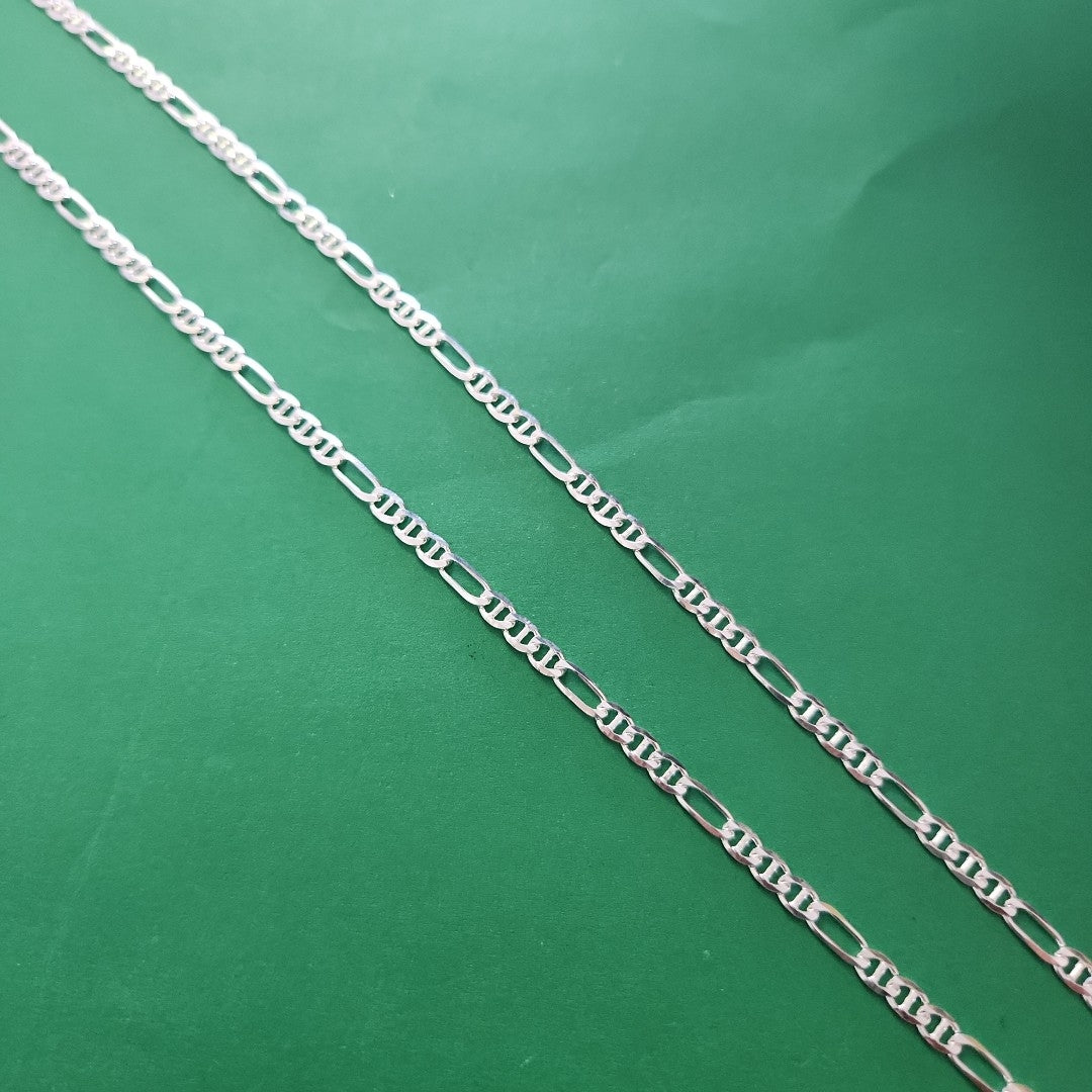 CADENA TEJIDO 3X1 PLATA .925 60 CM 8.4 GR (NUEVO)